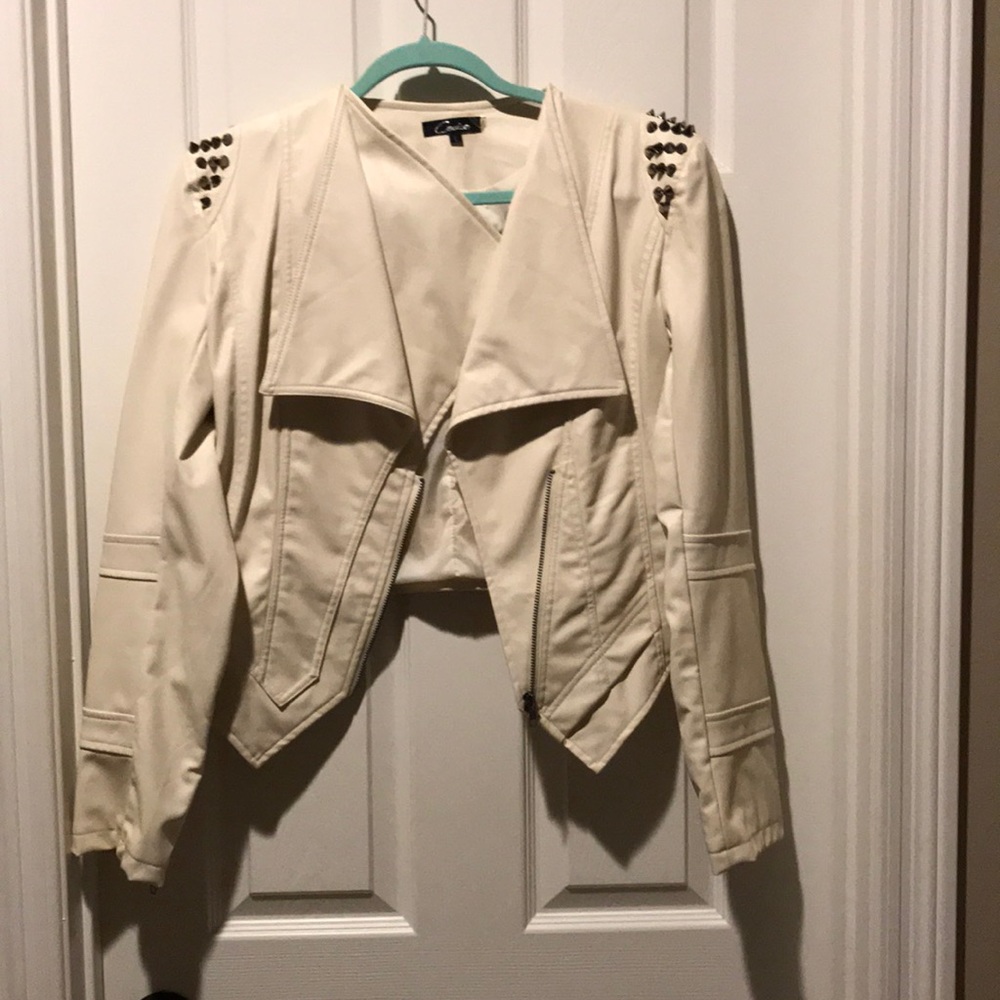 Studded white/cream Jacket